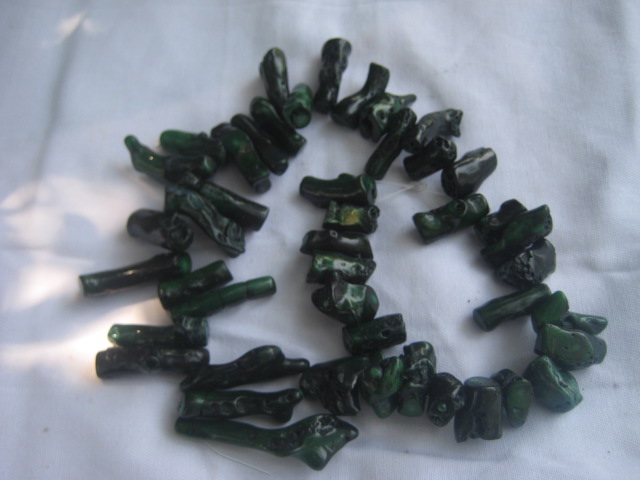 Malachite Beads enllightened leadership, creativity, confidence, protection, a healed heart 3340